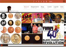 Tablet Screenshot of museumofuncutfunk.com